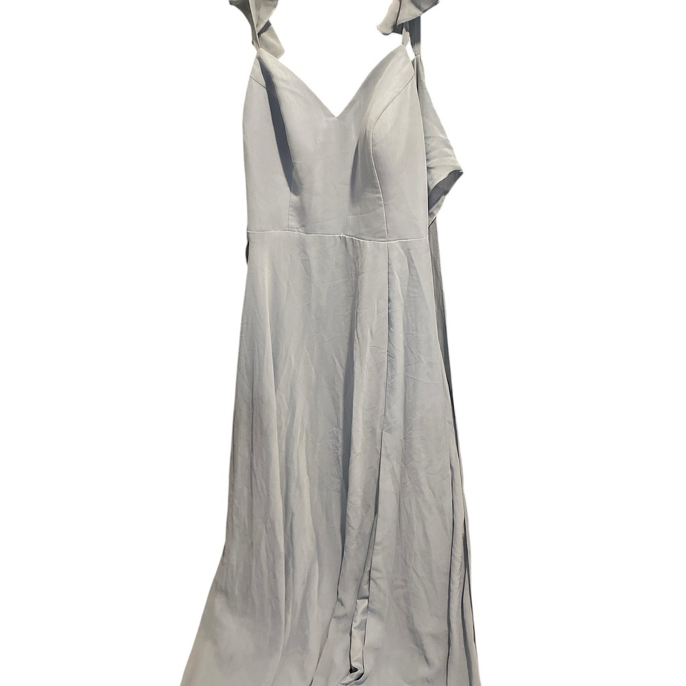Elegant  blue Sleeveless Dress